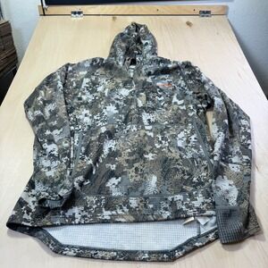Sitka Core Fanatic Hoody Mens XXL Optifade Elevated II Camo 70004 Half Zip